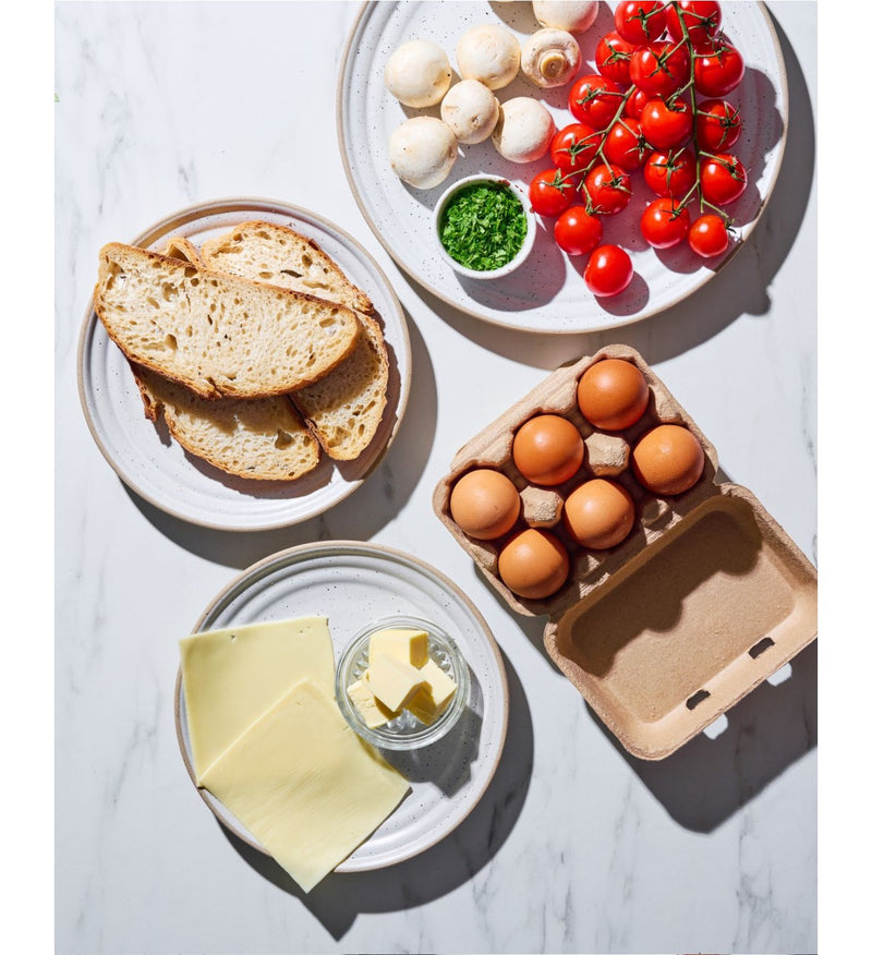 Creamy Mushroom & Tomato Omelette Ingredients CookDineHost