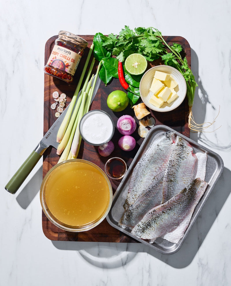 Barramundi with Tom Yum Sauce