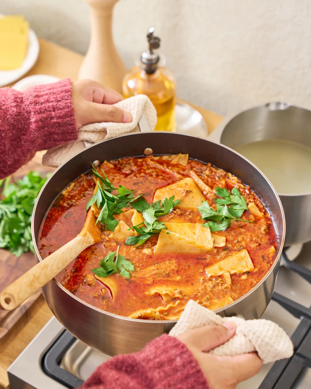 Lasagne Soup Recipe - CookDineHost