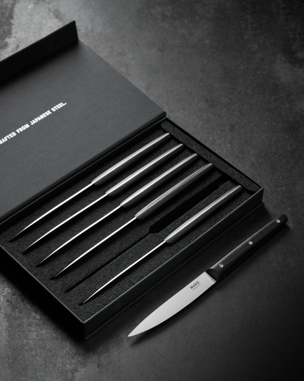 MAKO Steak Knife Set of 6 - Black