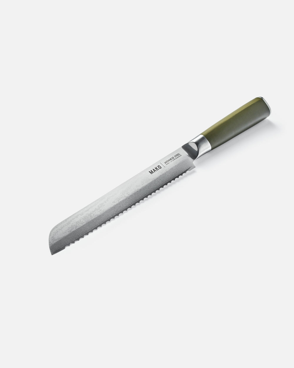 MAKO Japanese Steel Olive Green 8″ Bread Knife