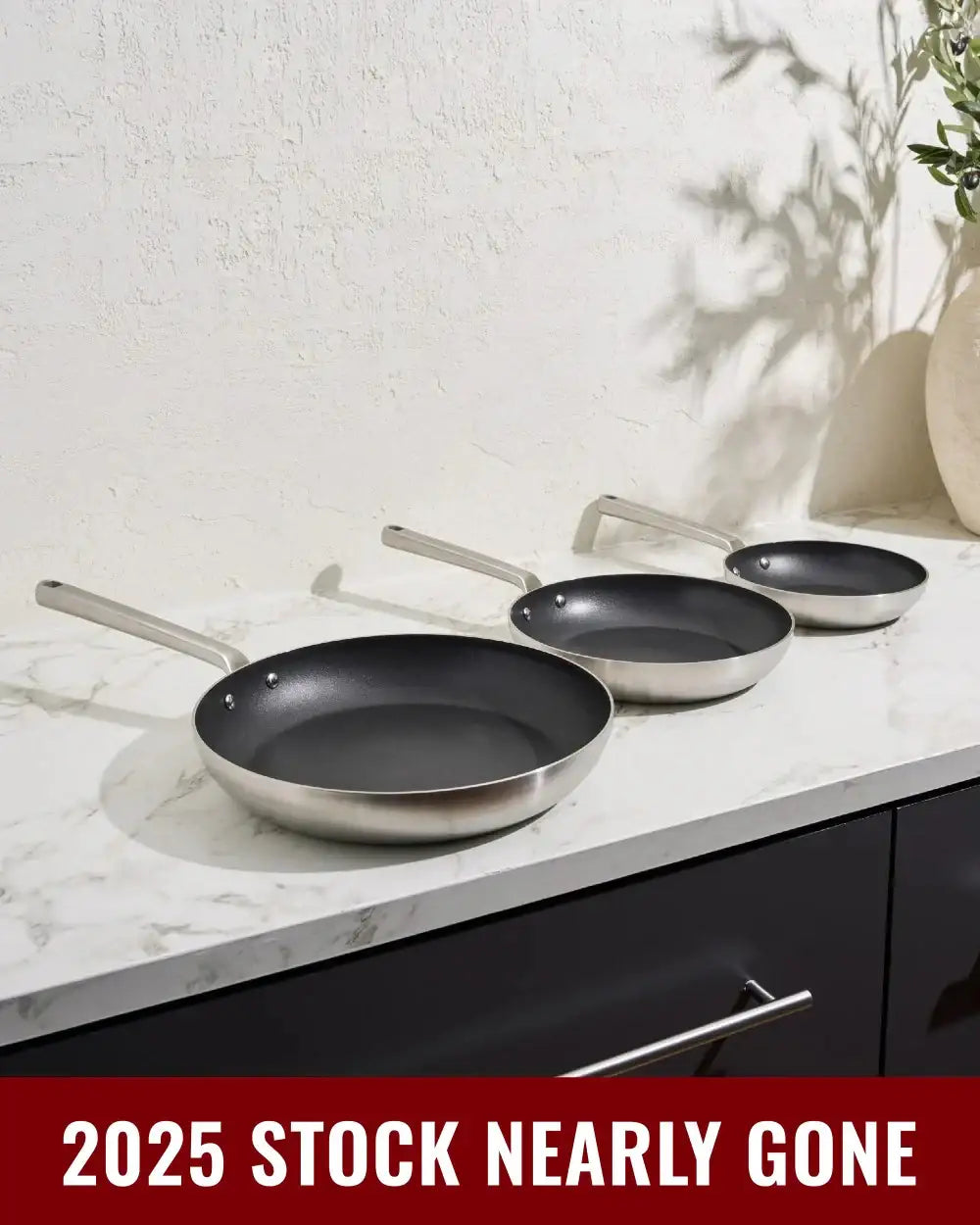 MAKO - Genius 5-Ply Non-Stick Frying Pan Trio