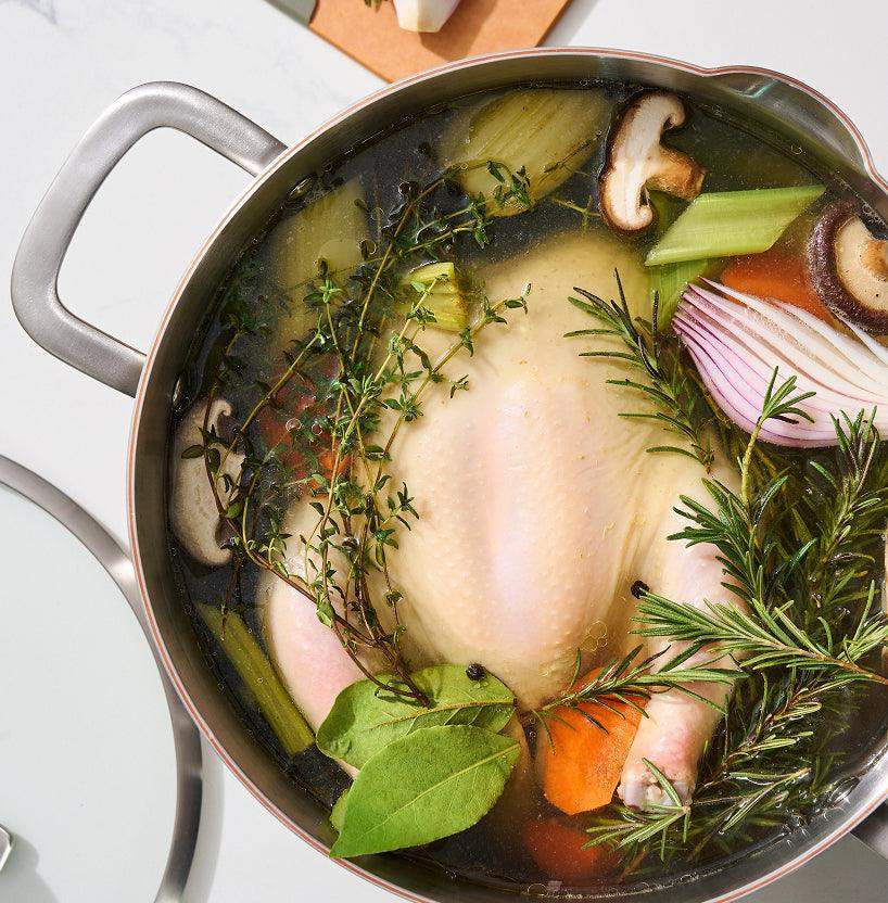 Cooking with MAKO Genius 5-Ply Stock pot with lid