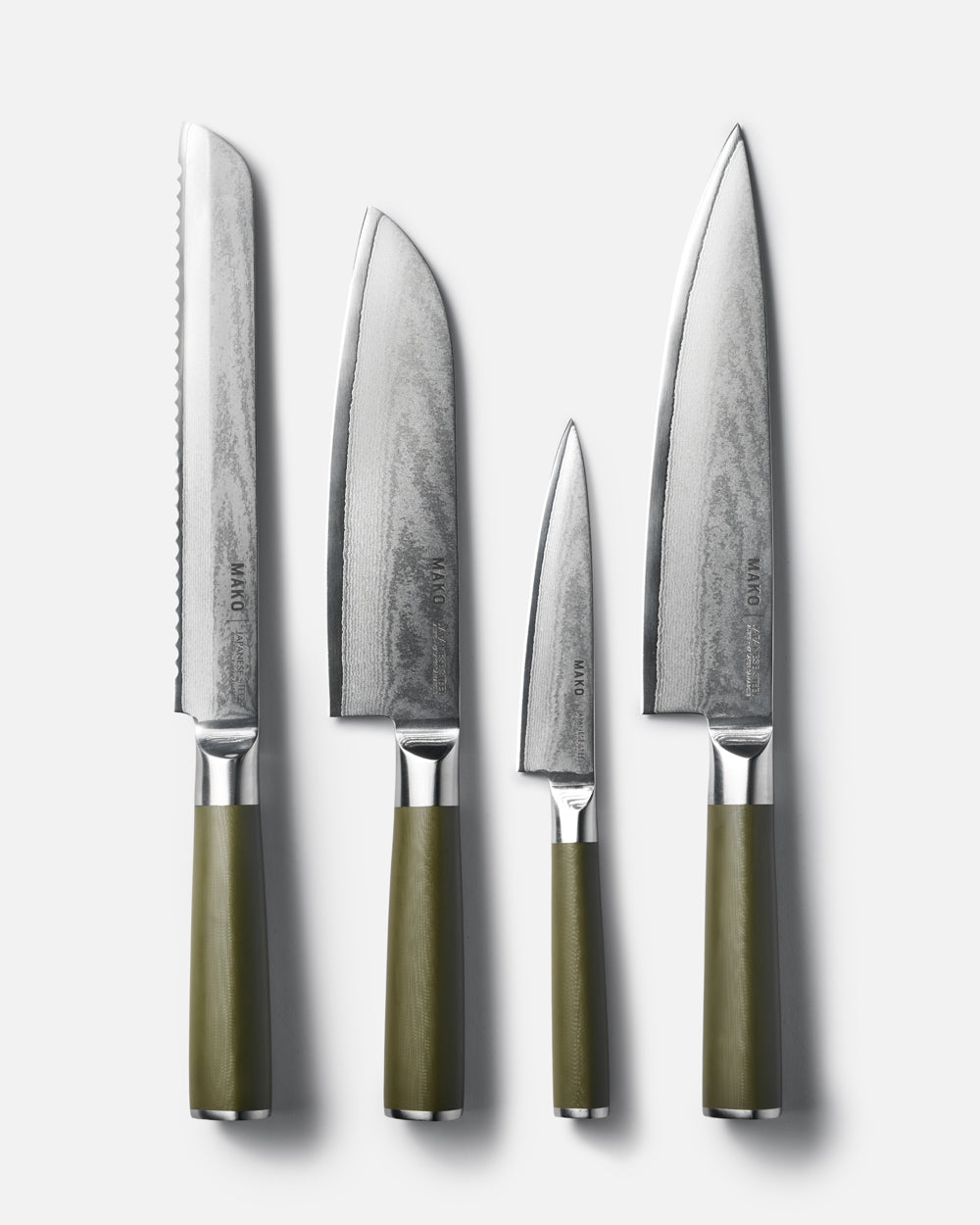 MAKO Japanese Steel Olive Green 5″ Utility Knife