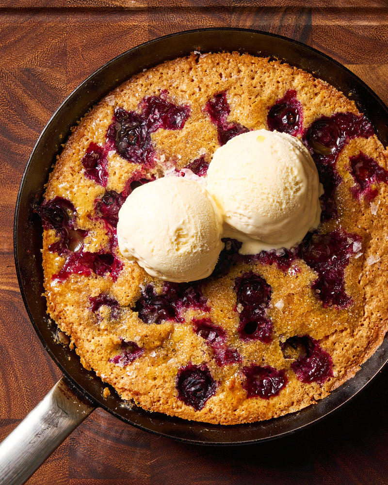 One-Pan Blueberry Cobbler
