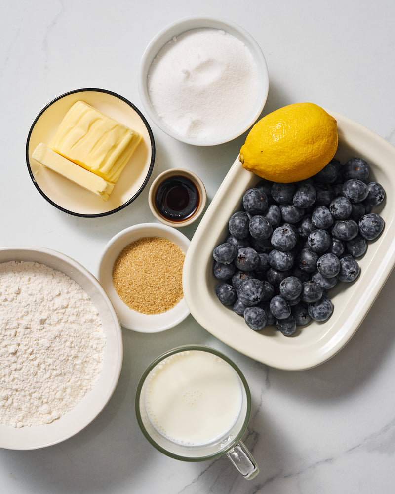 One-Pan Blueberry Cobbler