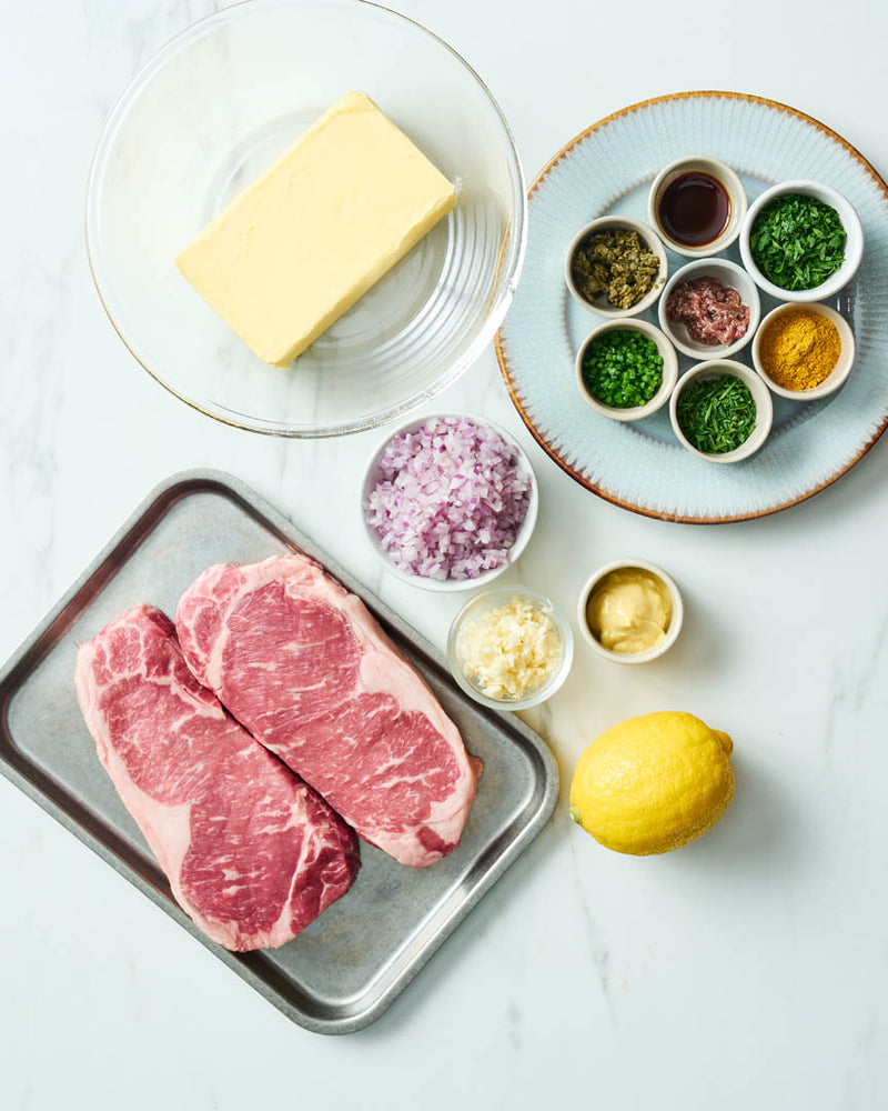 Steak with Café de Paris Butter