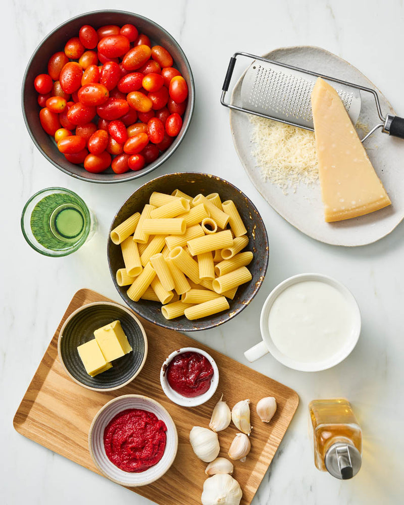 Tomato Gochujang Rigatoni