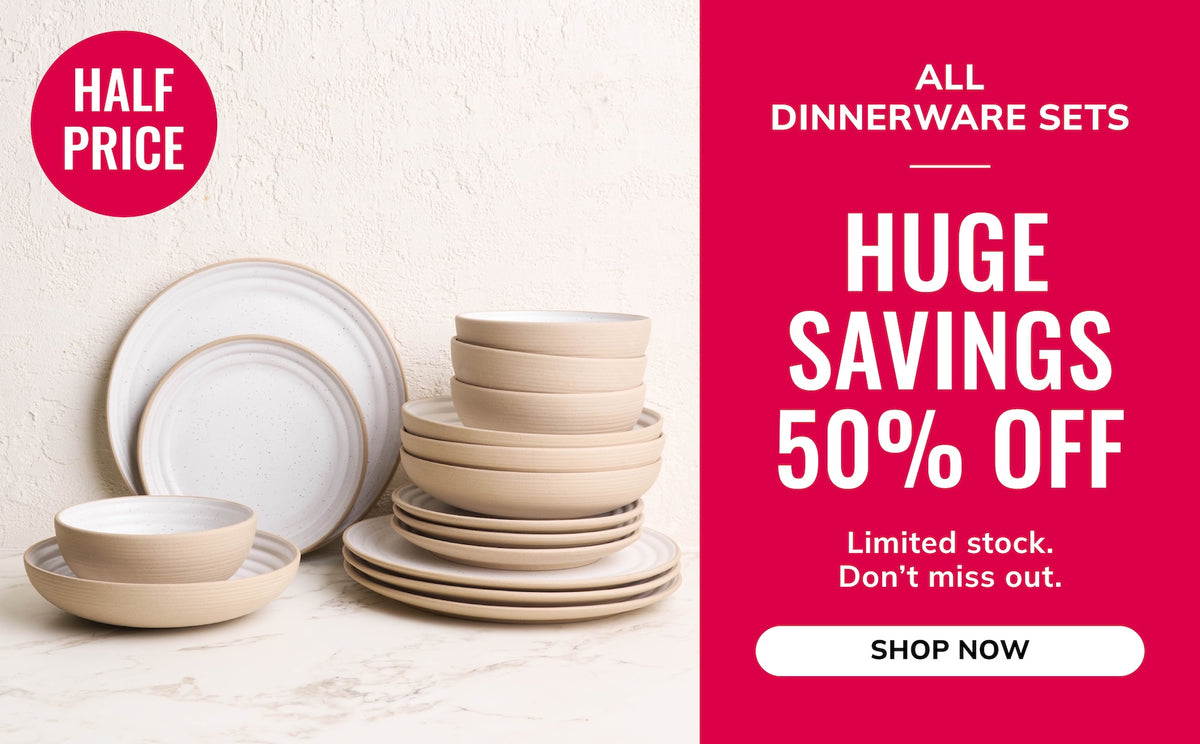 Dinnerware 50% off Black Friday Savings