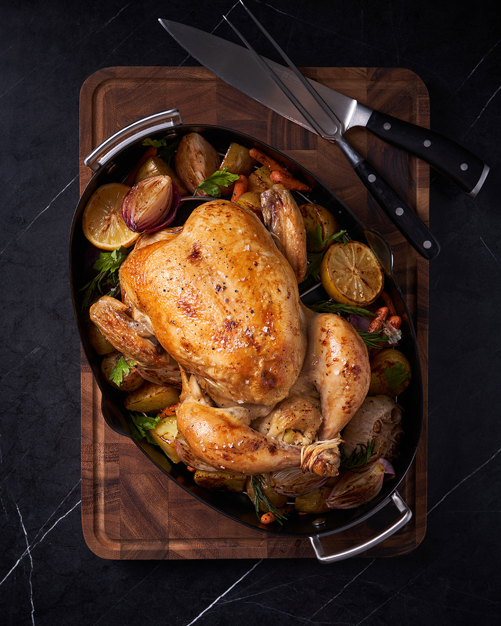 MAKO Aero Non-Stick Oval Chicken Roaster