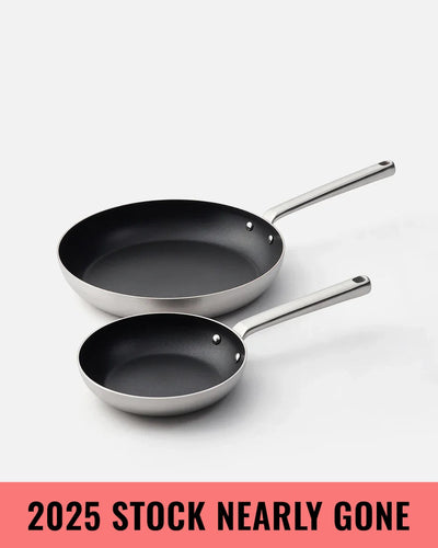 MAKO Genius 5-Ply 20cm & 30cm Non-Stick Frying Pan Duo - Black Friday