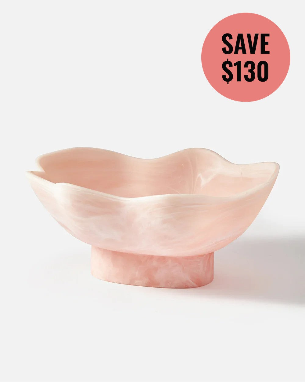 Maya Resin Footed Bowl - Blossom Black Friday Discount