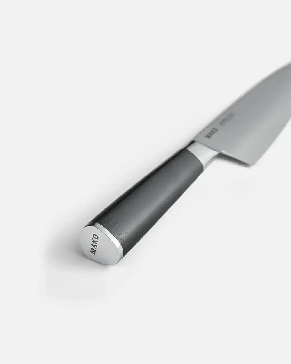 mako MAKO Japanese Steel Black 7″ Santoku Knife | CookDineHost