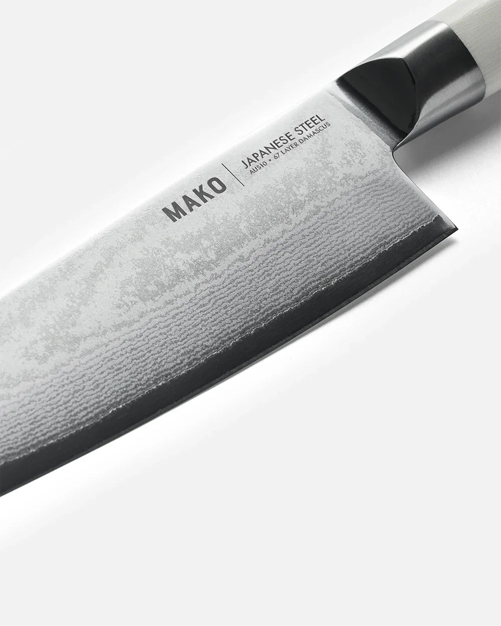 MAKO Japanese Steel Cream 7″ Santoku Knife Knife by MAKO - only available at CookDineHost