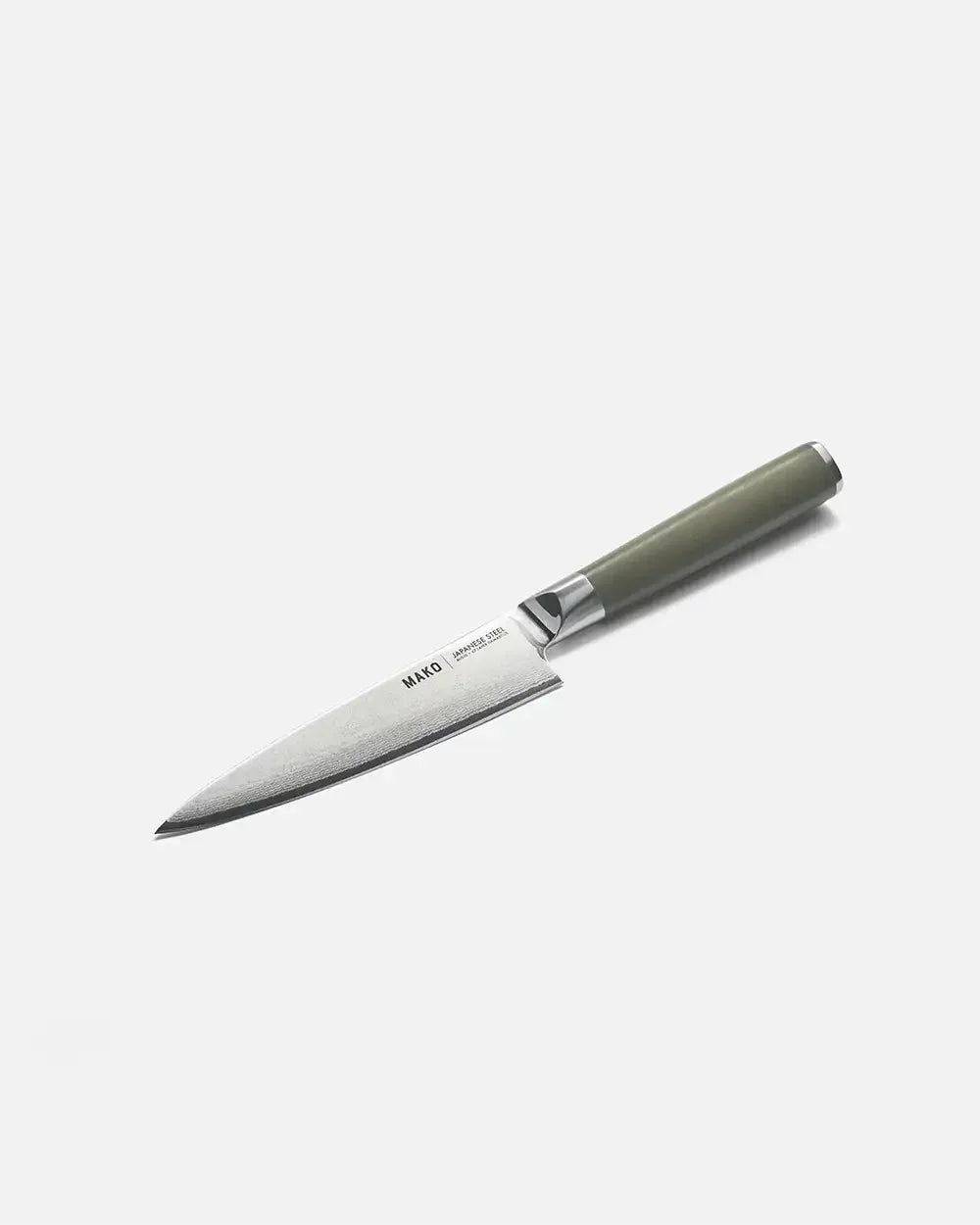 MAKO Japanese Steel Olive Green 5″ Utility Knife | CookDineHost