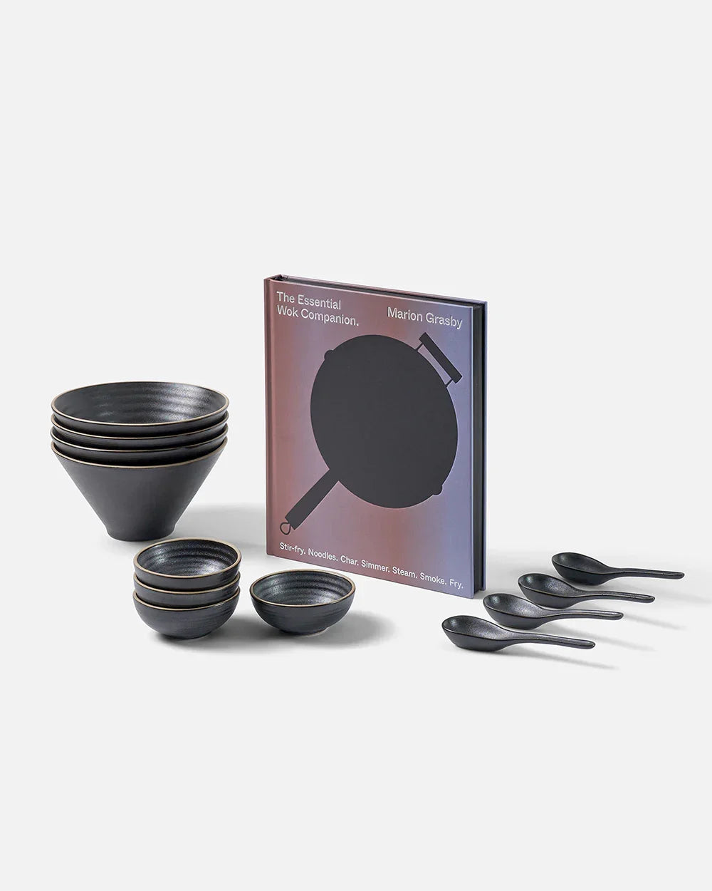 Wok Companion Cookbook & Noodle Bowl Set Cookbooks by Marion Grasby - only available at CookDineHost