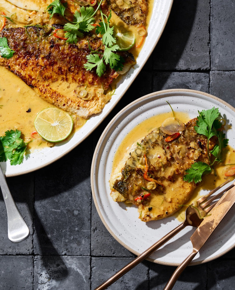 Barramundi with Tom Yum Sauce