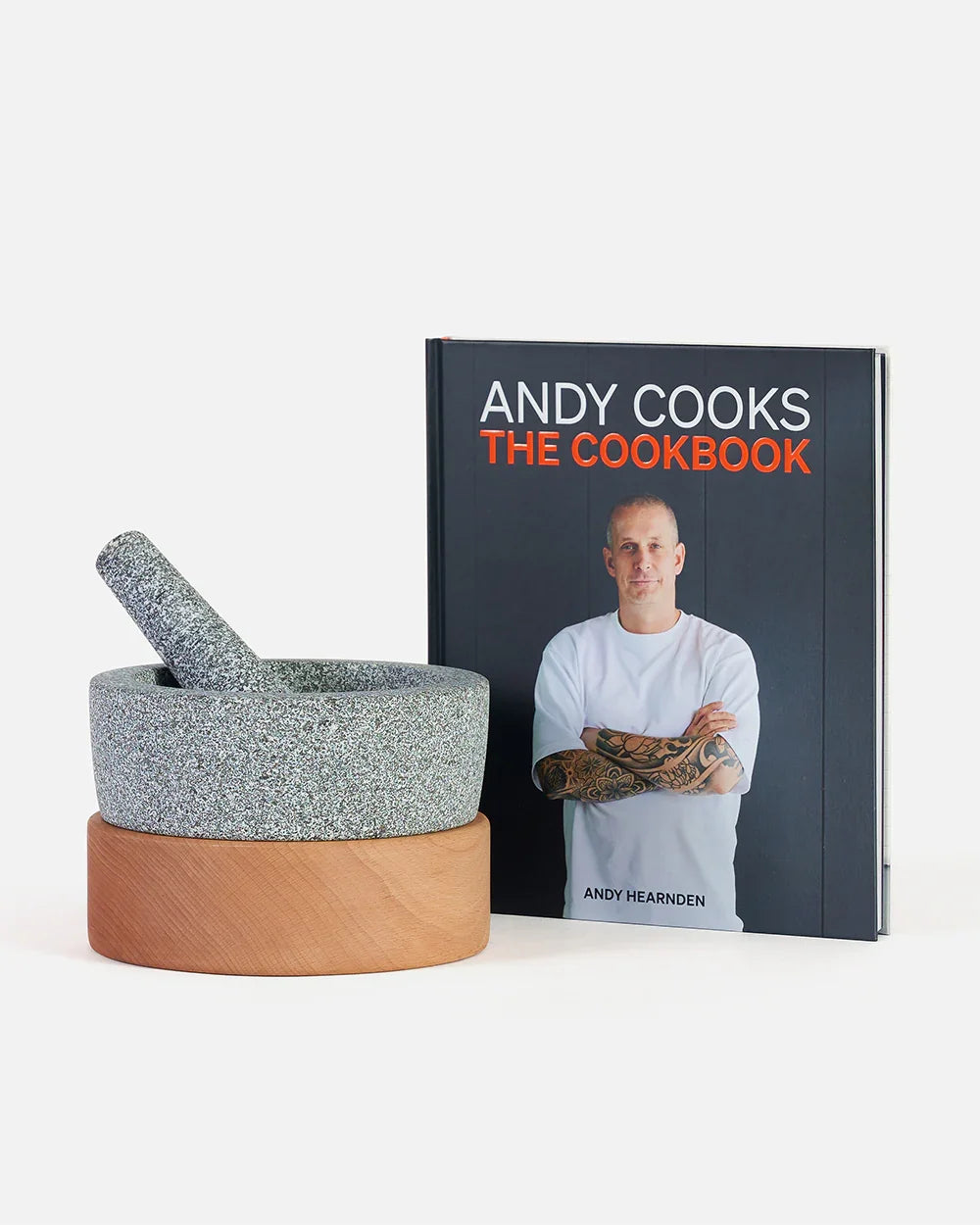 ANDY COOKS : THE COOKBOOK & Mortar and Pestle Cookbooks by Andy Cooks - only available at CookDineHost