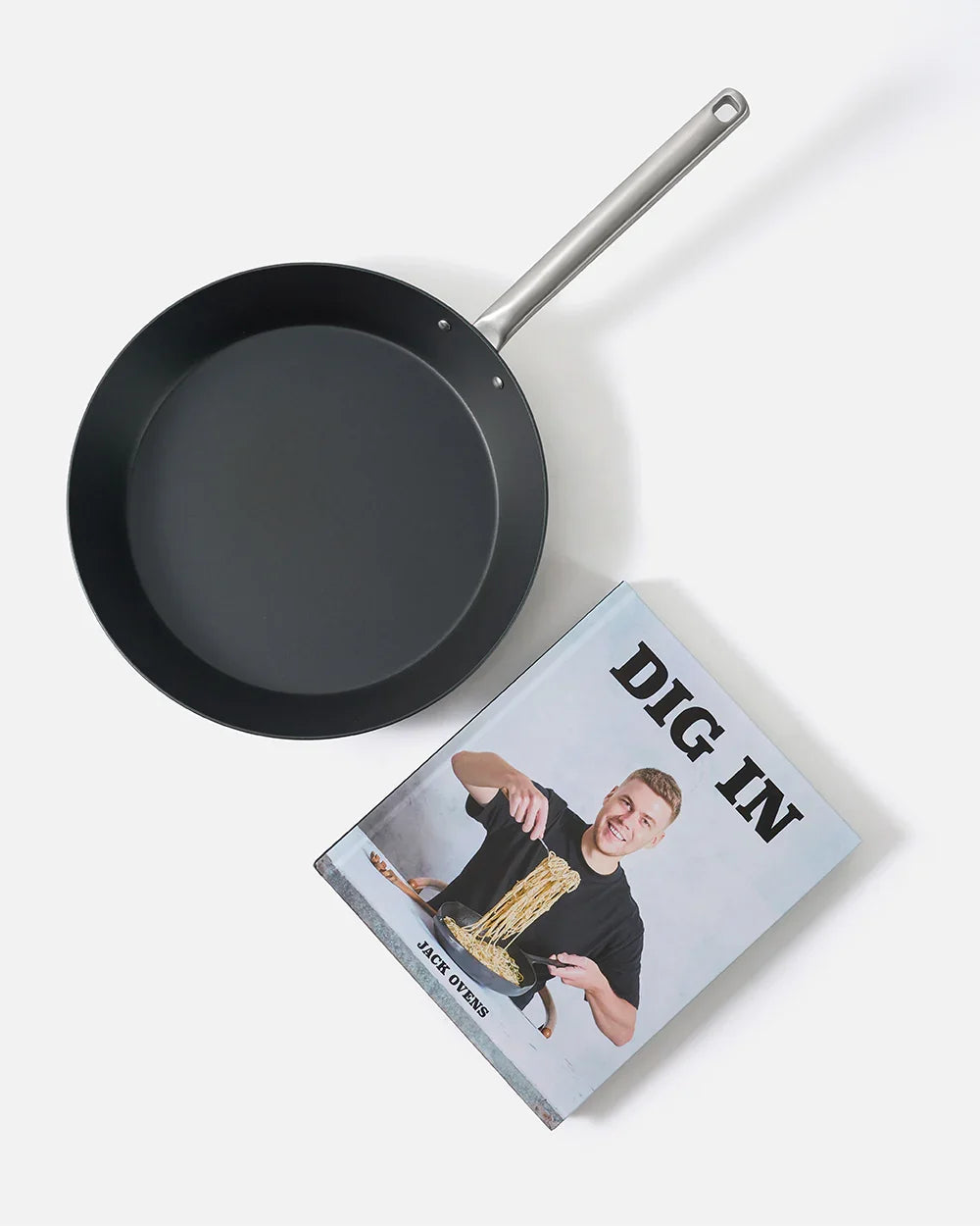 Jack Ovens: Dig In + MAKO Black Steel Steak Pan Cookbooks by MAKO - only available at CookDineHost
