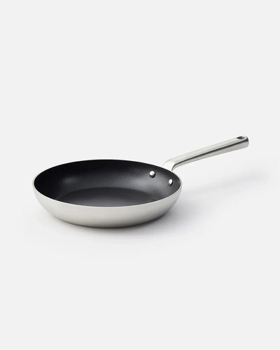 MAKO Genius 5-Ply 25cm Non-Stick Frying Pan Frying CookDineHost - side angle on white background
