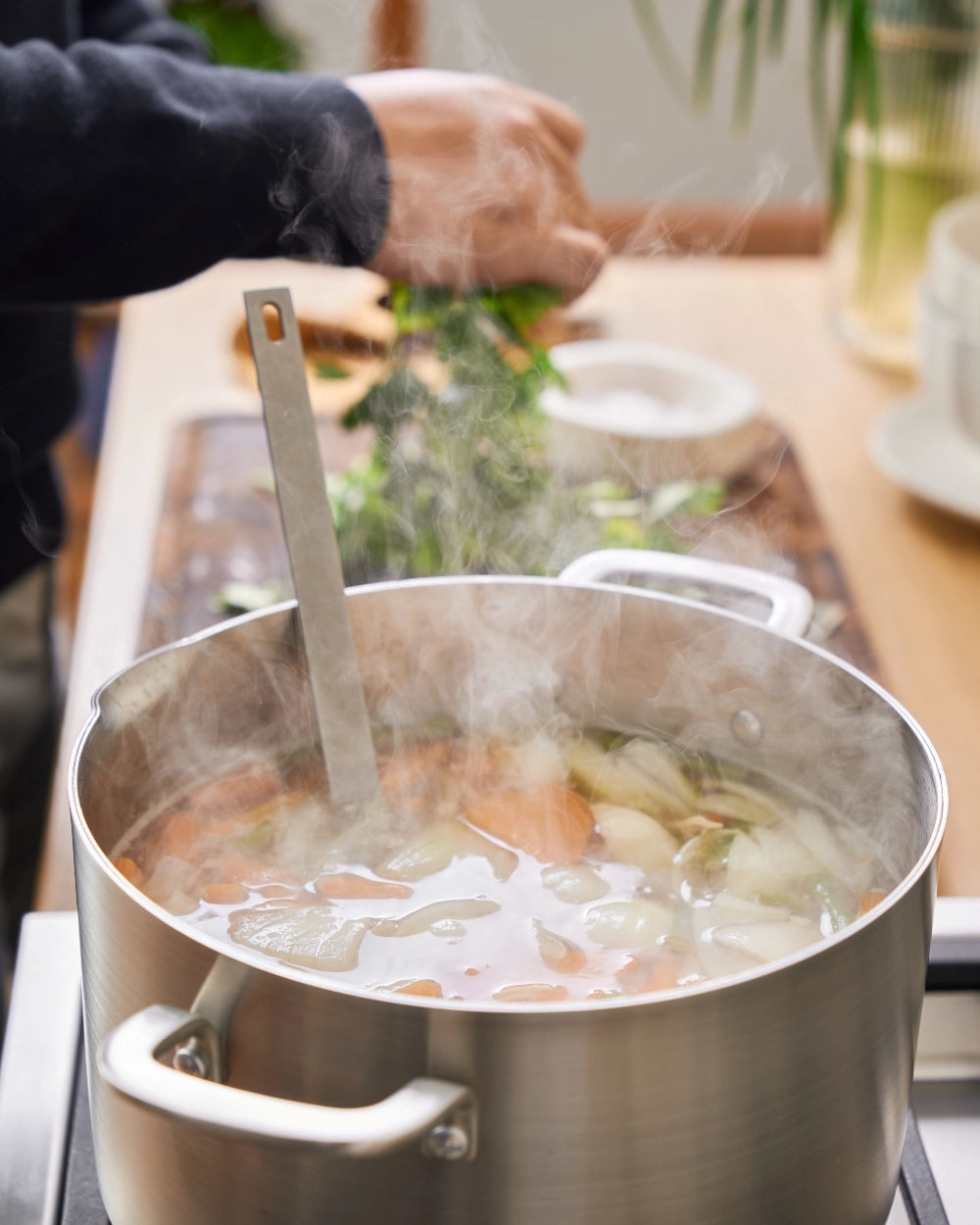 Shredded Chicken Soup Recipe - CookDineHost