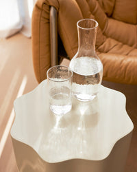 Valencia Clover Cream Side Table