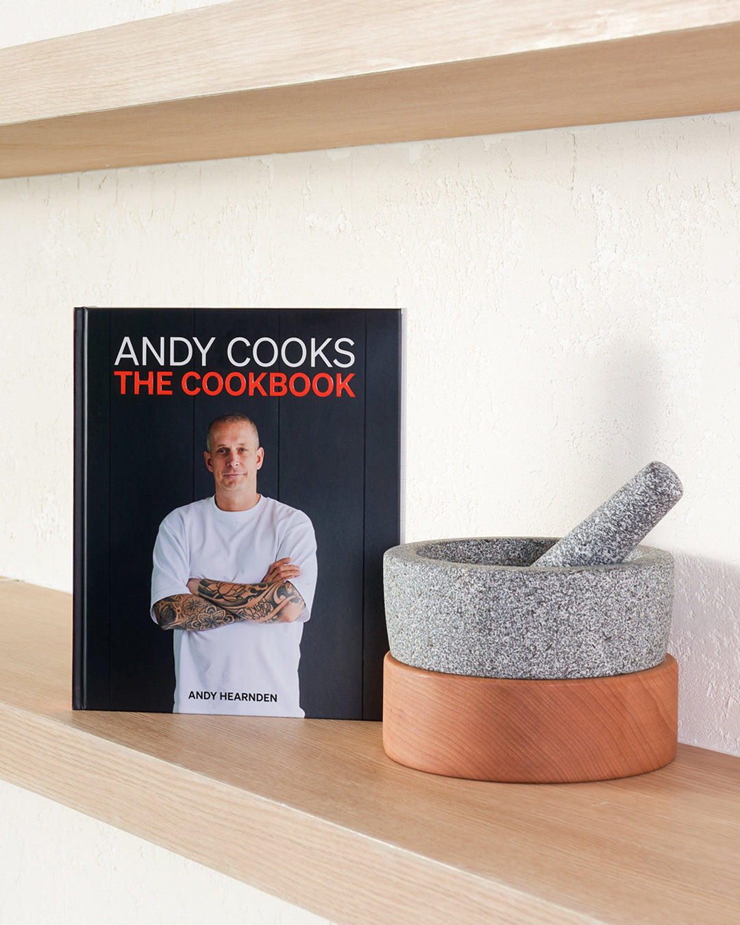 ANDY COOKS : THE COOKBOOK & Mortar and Pestle - CookDineHost