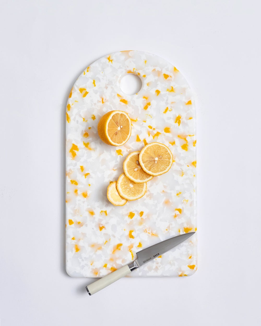 Sasni Lemon Meringue Recycled Chopping Board - CookDineHost