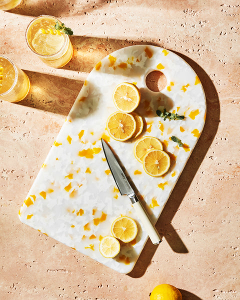 Sasni Lemon Meringue Recycled Chopping Board | CookDineHost