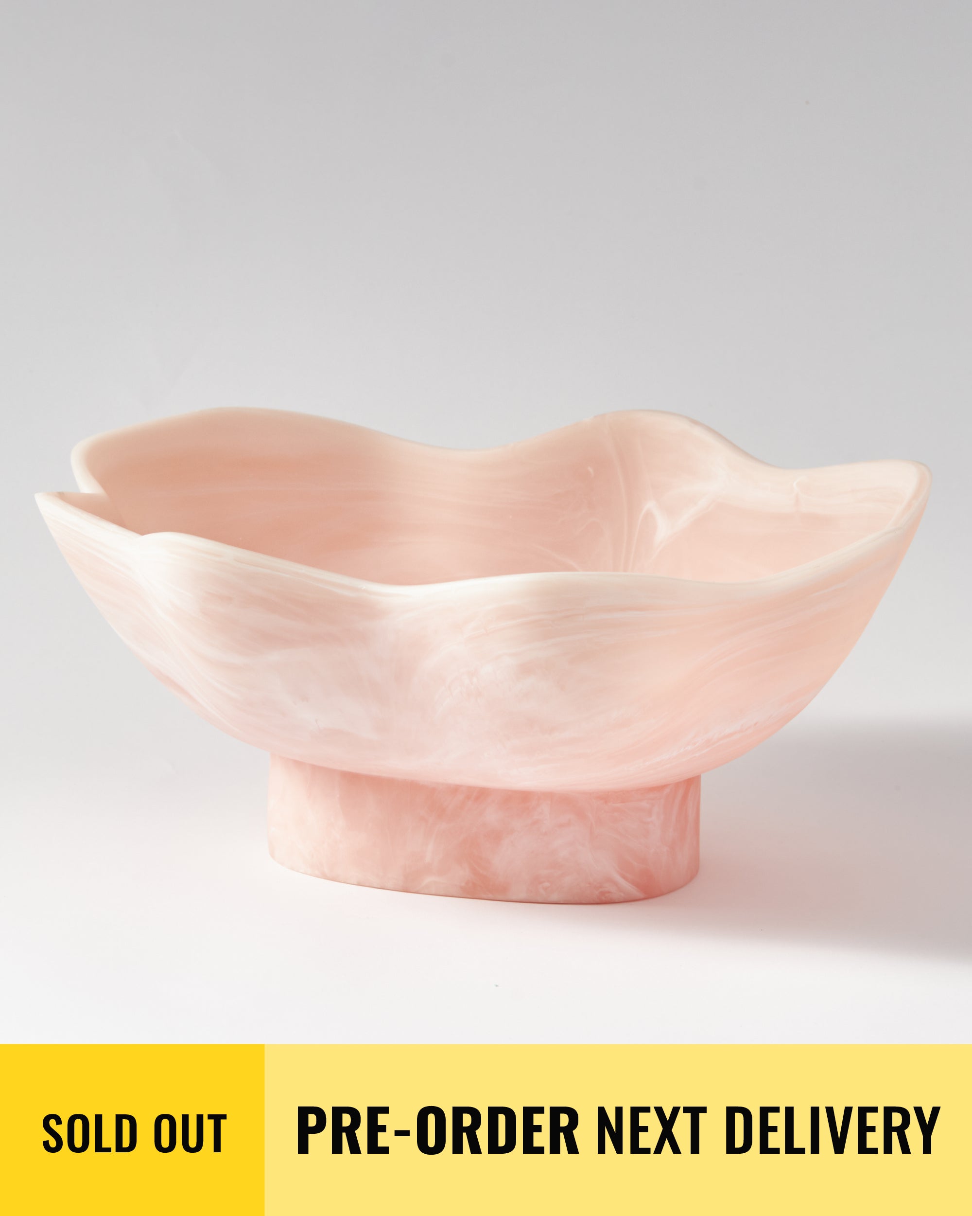 Maya Resin Footed Bowl - Blossom - CookDineHost