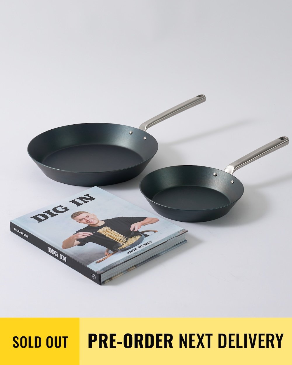 Jack Ovens: Dig In + MAKO Black Steel Searing Set - CookDineHost