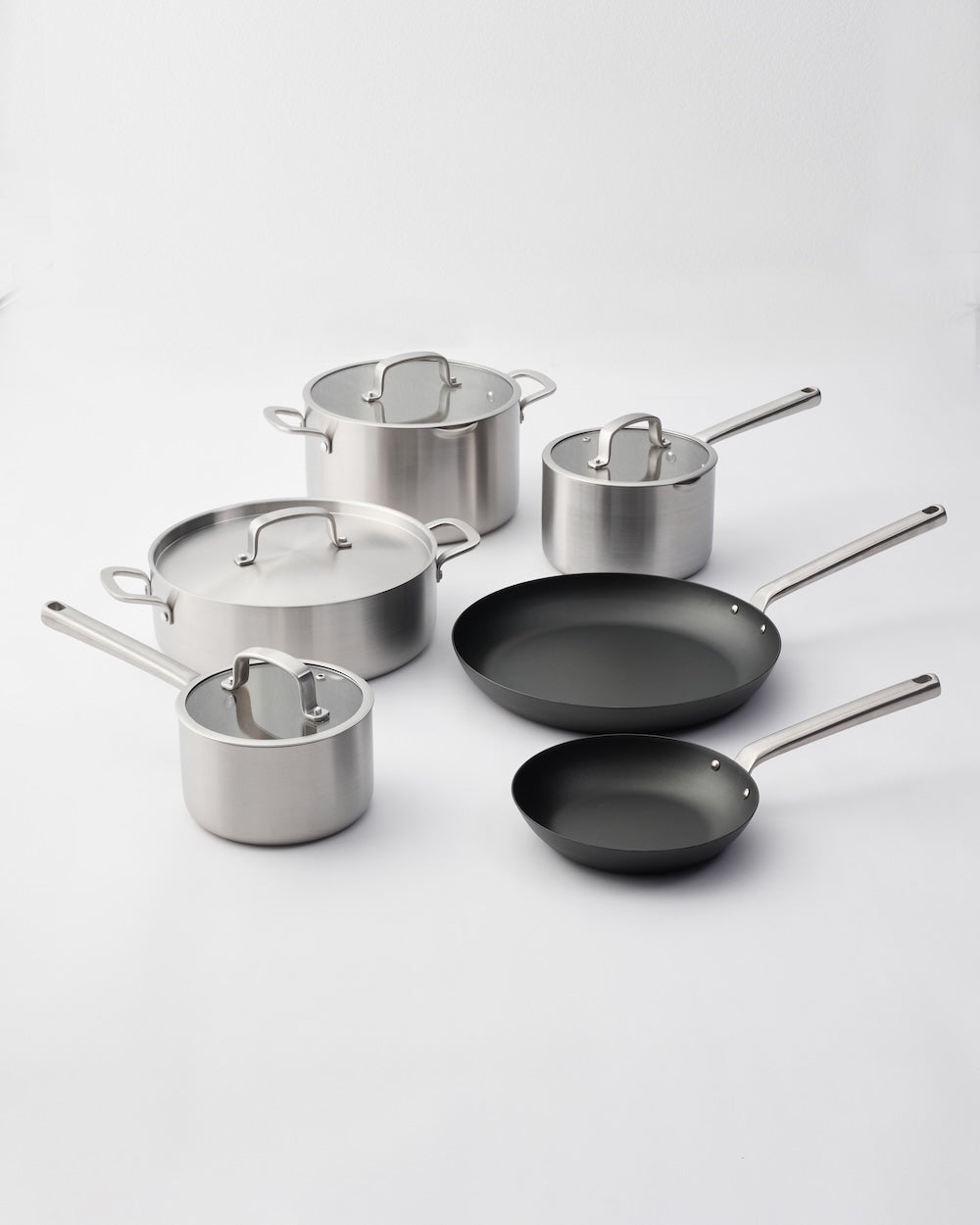 MAKO Black Steel & Genius 5-Ply Set (6-piece) - CookDineHost