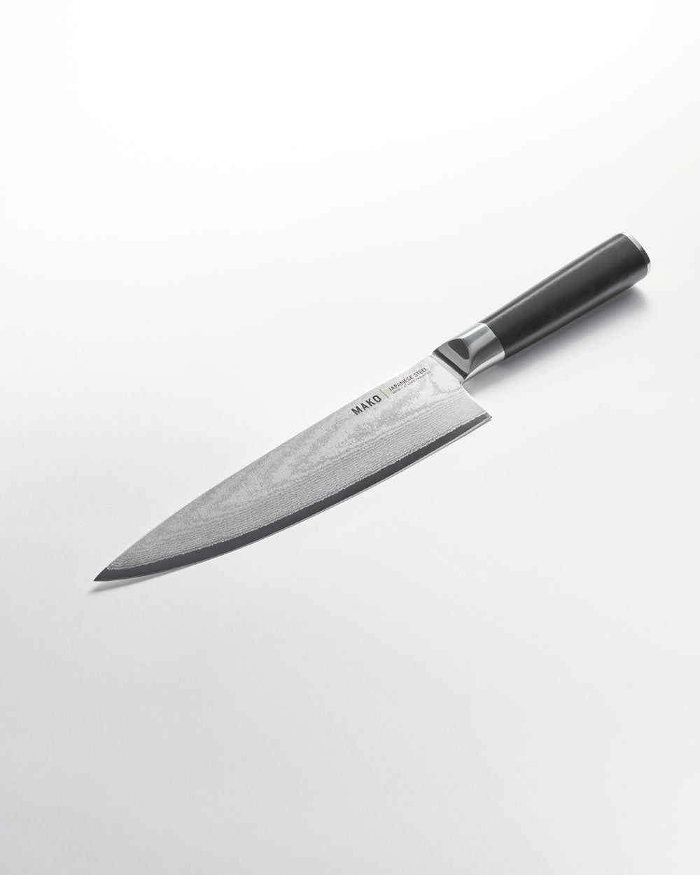 MAKO Japanese Steel Black 8″ Chef Knife - CookDineHost