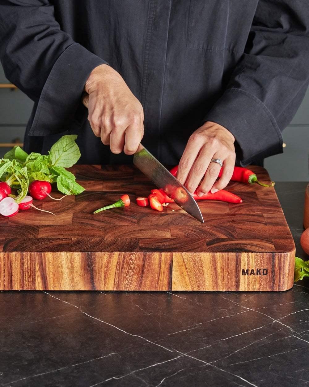 MAKO Steak Pan and Butcher's Block + Free Mini Sear Pan and Fibre Board Steak pan by MAKO - only available at CookDineHost