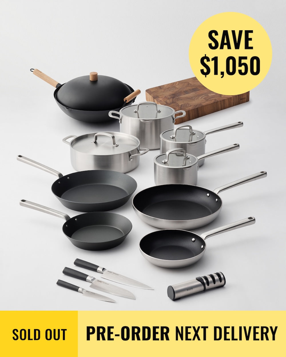 MAKO Ultimate Kitchen Upgrade Set (15 Piece Set) - CookDineHost